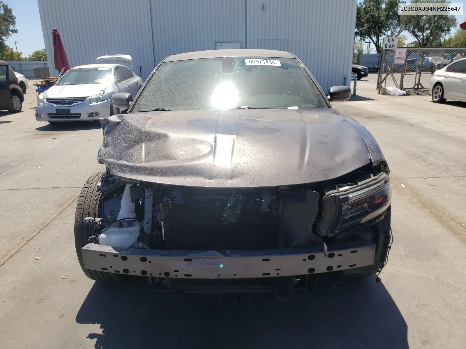 2022 Dodge Charger Sxt VIN: 2C3CDXJG4NH225647 Lot: 66971434