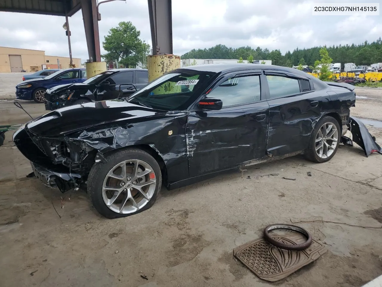 2022 Dodge Charger Gt VIN: 2C3CDXHG7NH145135 Lot: 67022884