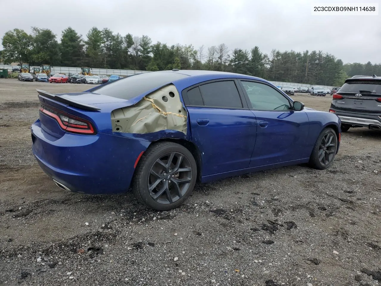 2022 Dodge Charger Sxt VIN: 2C3CDXBG9NH114638 Lot: 68037634