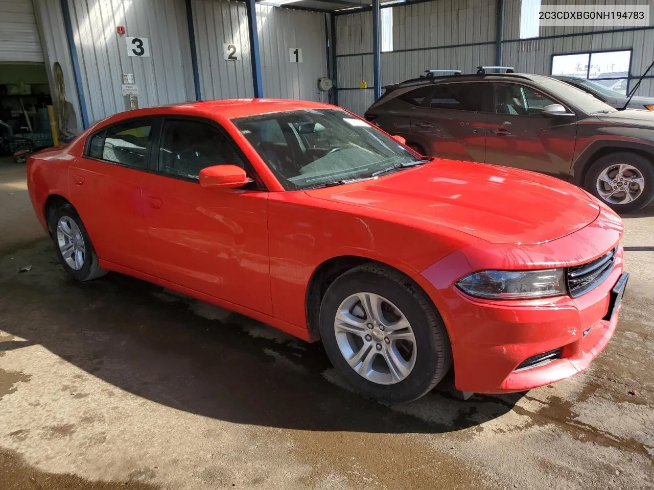 2022 Dodge Charger Sxt VIN: 2C3CDXBG0NH194783 Lot: 70533554