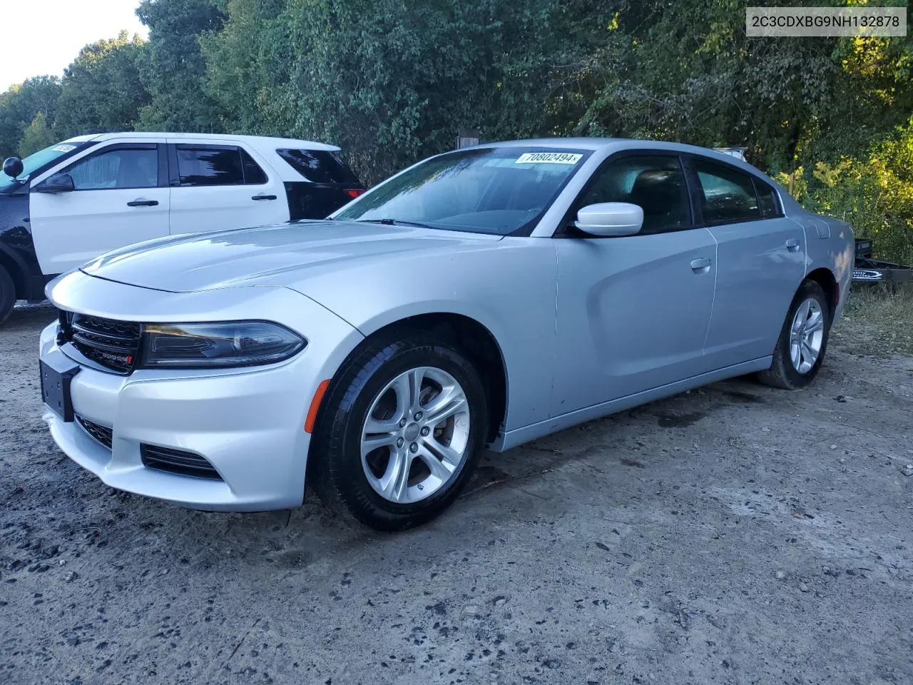 2022 Dodge Charger Sxt VIN: 2C3CDXBG9NH132878 Lot: 70802494