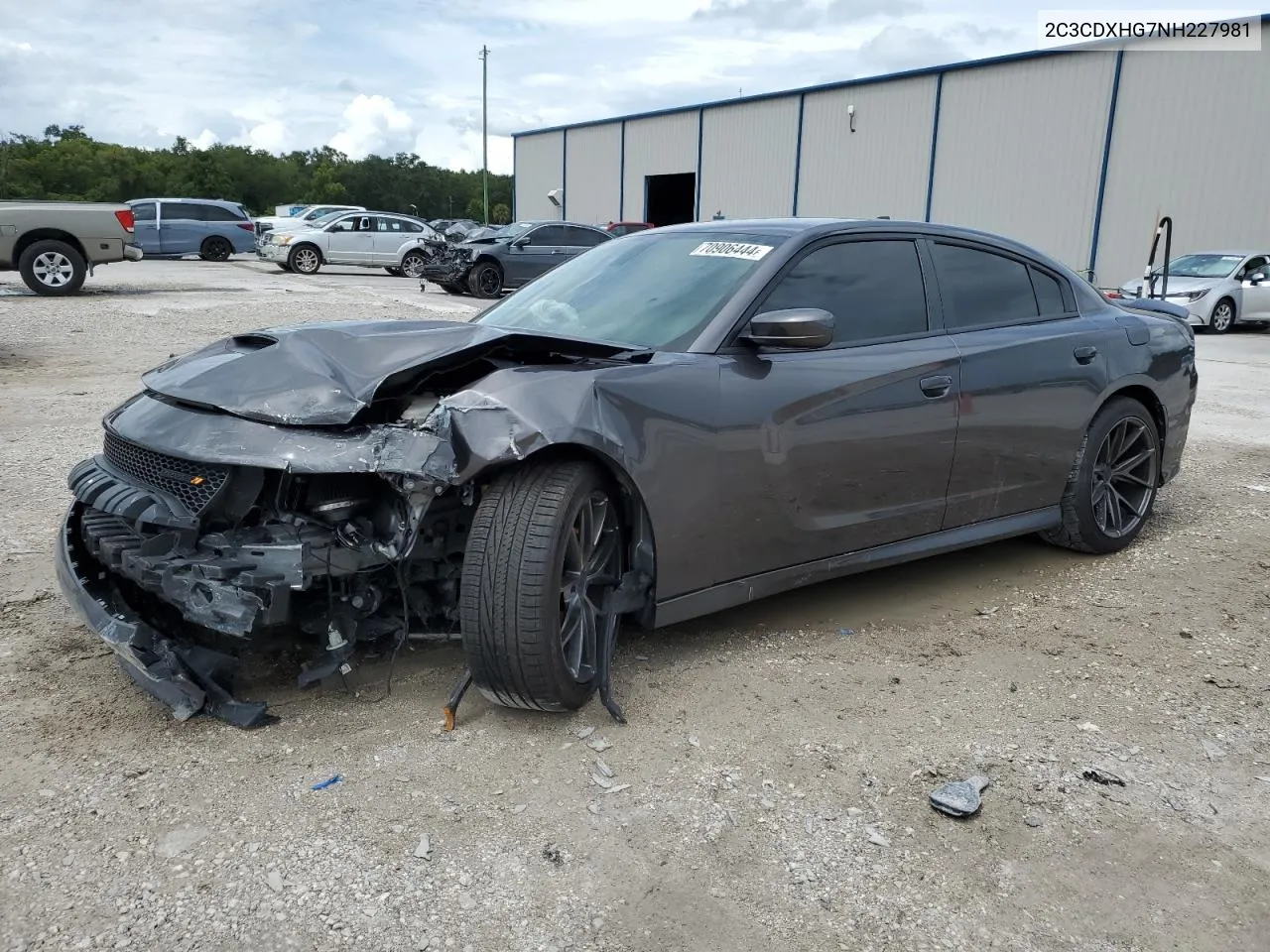 2022 Dodge Charger Gt VIN: 2C3CDXHG7NH227981 Lot: 70906444