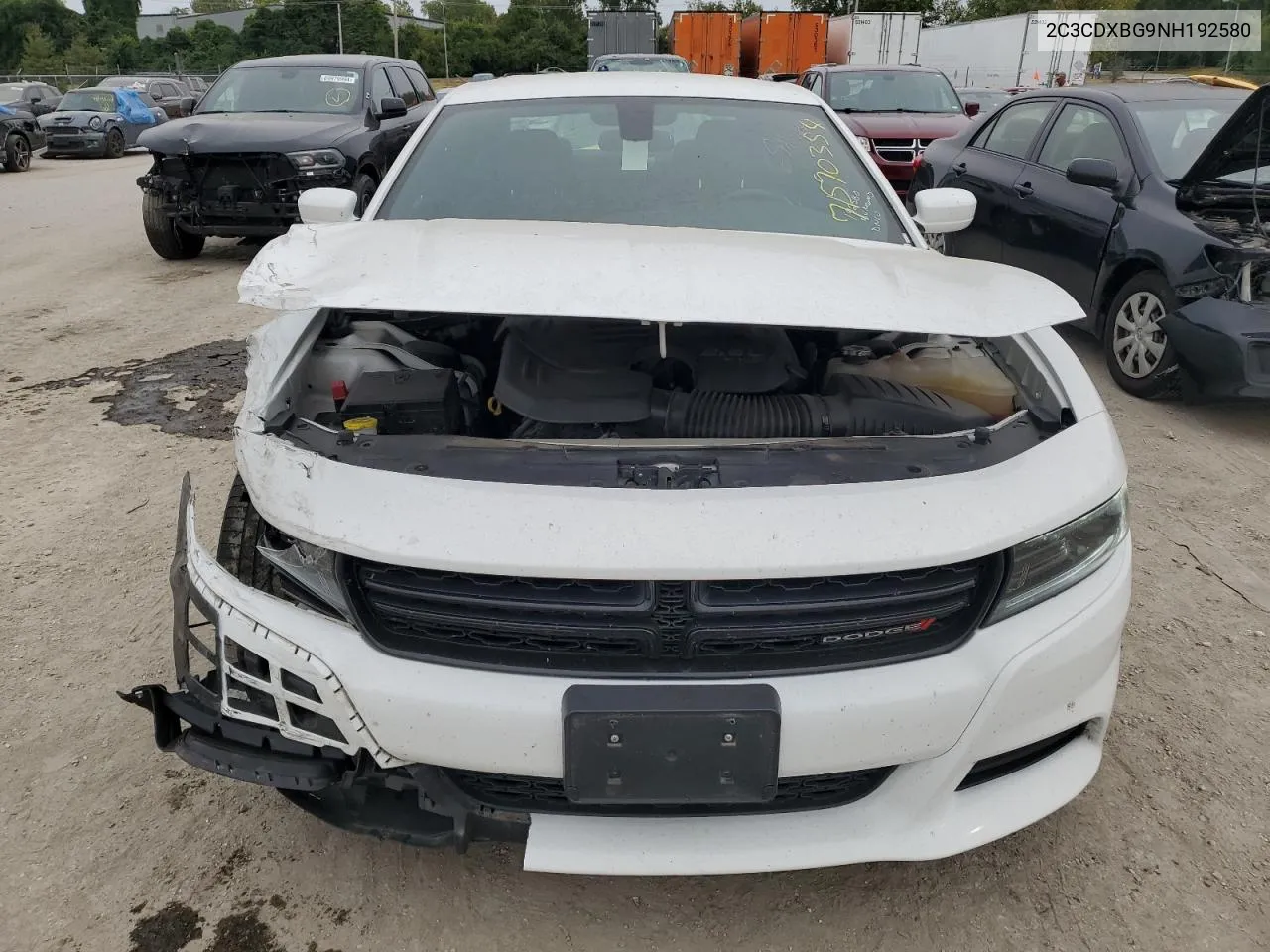 2022 Dodge Charger Sxt VIN: 2C3CDXBG9NH192580 Lot: 71590354