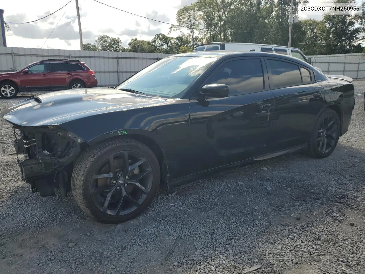 2022 Dodge Charger R/T VIN: 2C3CDXCT7NH250956 Lot: 71814274