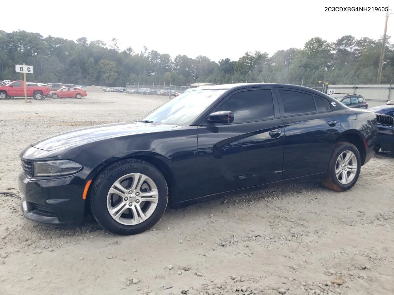 2022 Dodge Charger Sxt VIN: 2C3CDXBG4NH219605 Lot: 71952174