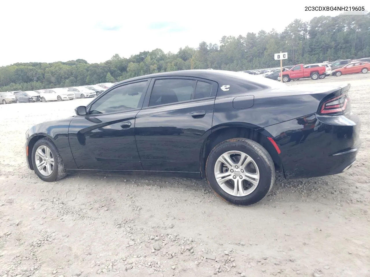 2022 Dodge Charger Sxt VIN: 2C3CDXBG4NH219605 Lot: 71952174