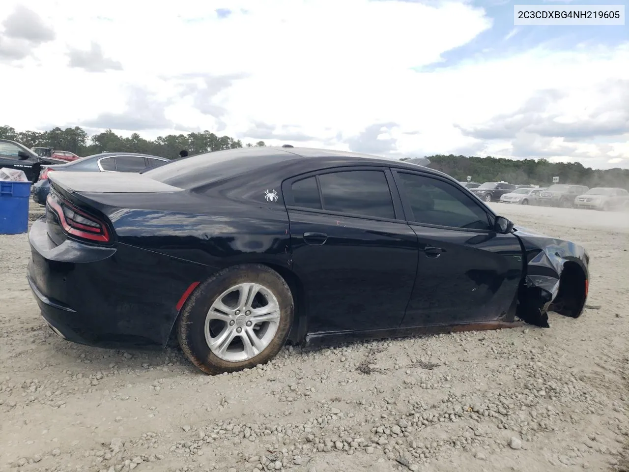 2022 Dodge Charger Sxt VIN: 2C3CDXBG4NH219605 Lot: 71952174