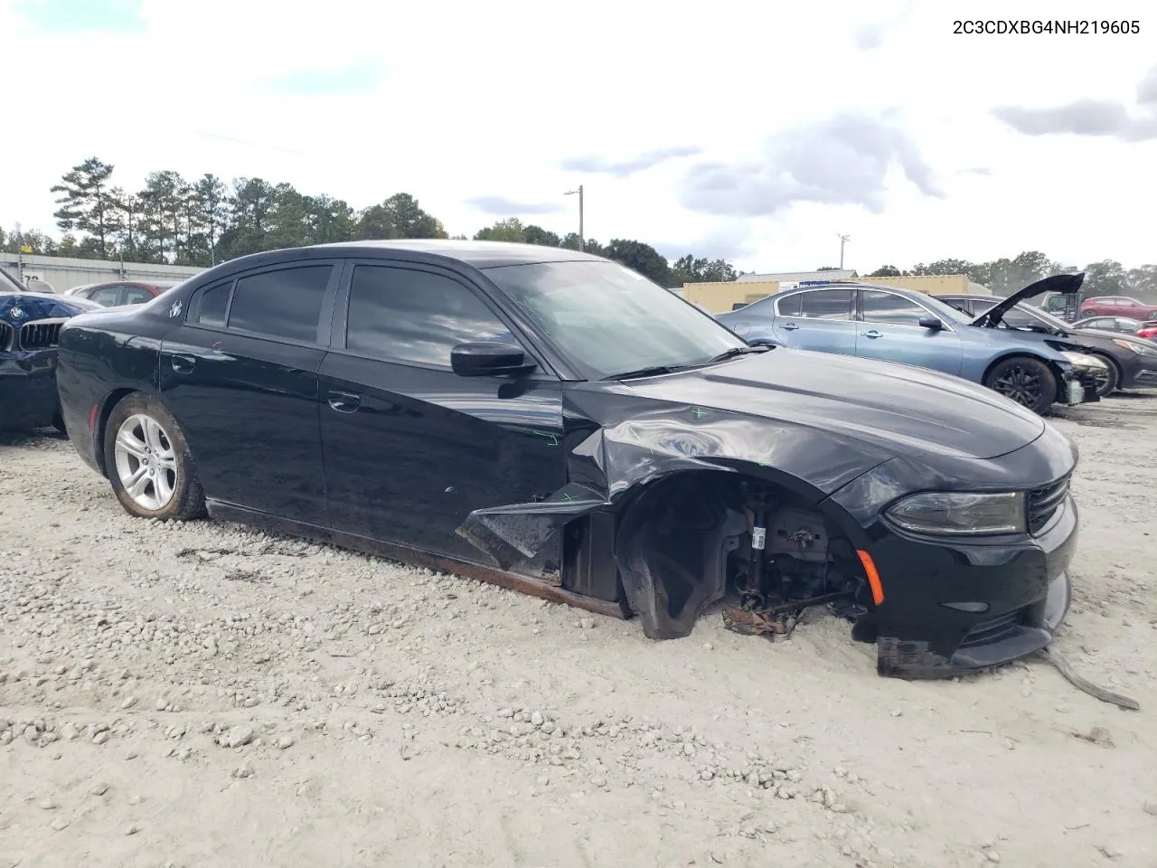 2022 Dodge Charger Sxt VIN: 2C3CDXBG4NH219605 Lot: 71952174