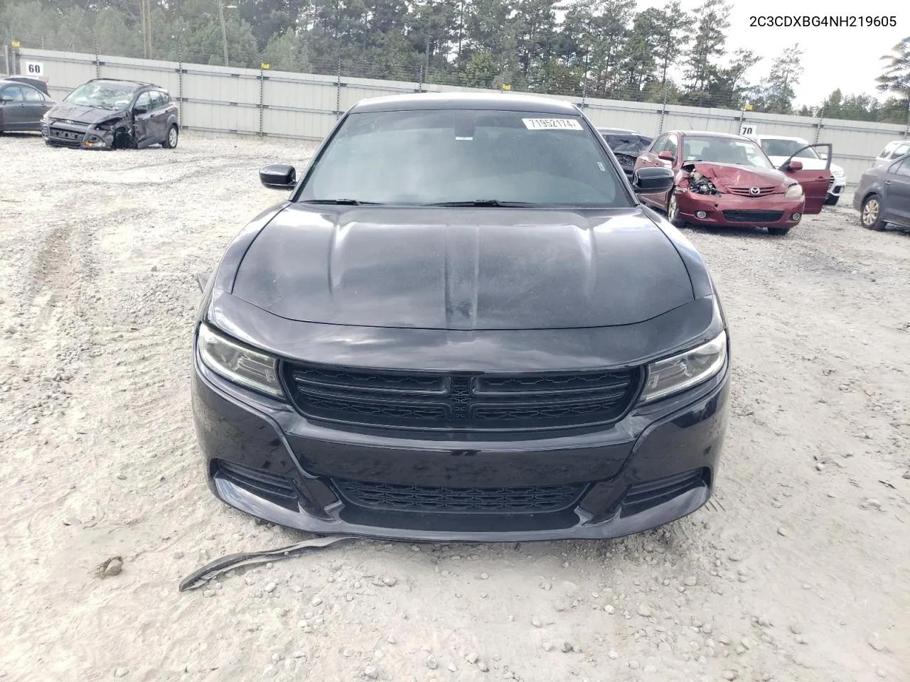 2022 Dodge Charger Sxt VIN: 2C3CDXBG4NH219605 Lot: 71952174