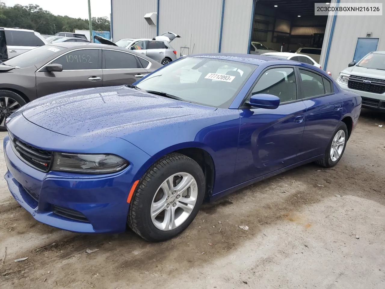 2C3CDXBGXNH216126 2022 Dodge Charger Sxt