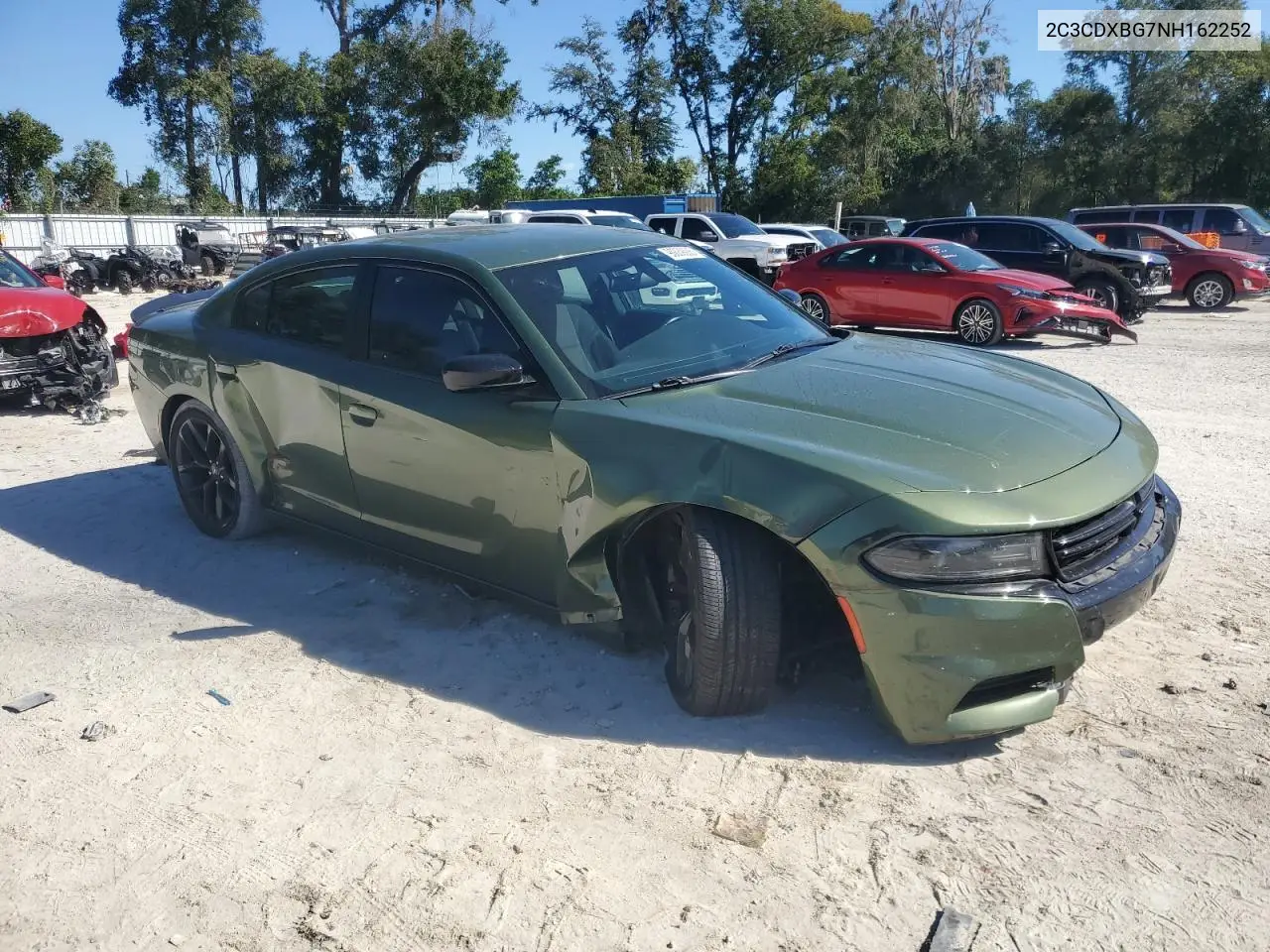 2C3CDXBG7NH162252 2022 Dodge Charger Sxt