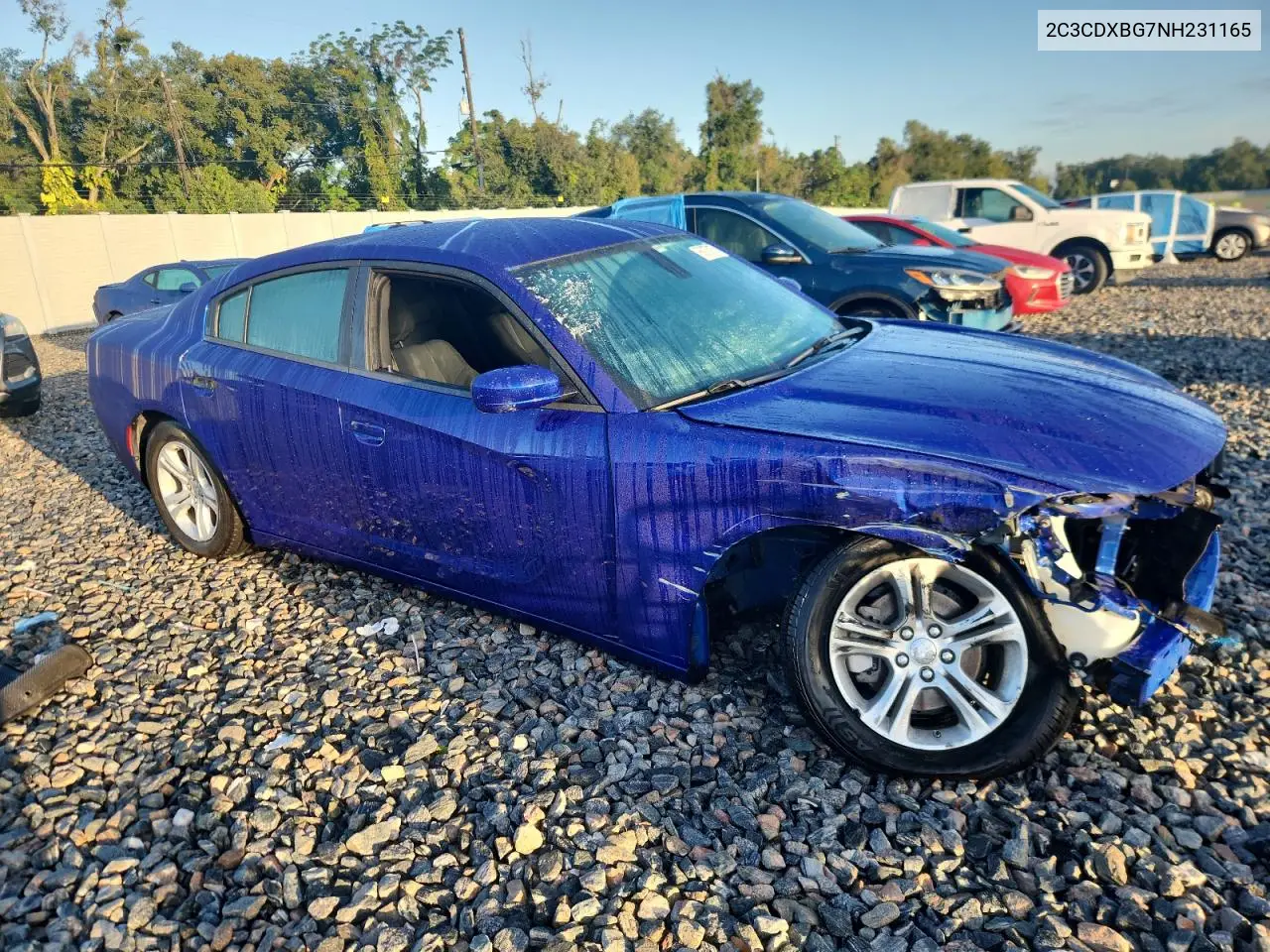 2C3CDXBG7NH231165 2022 Dodge Charger Sxt
