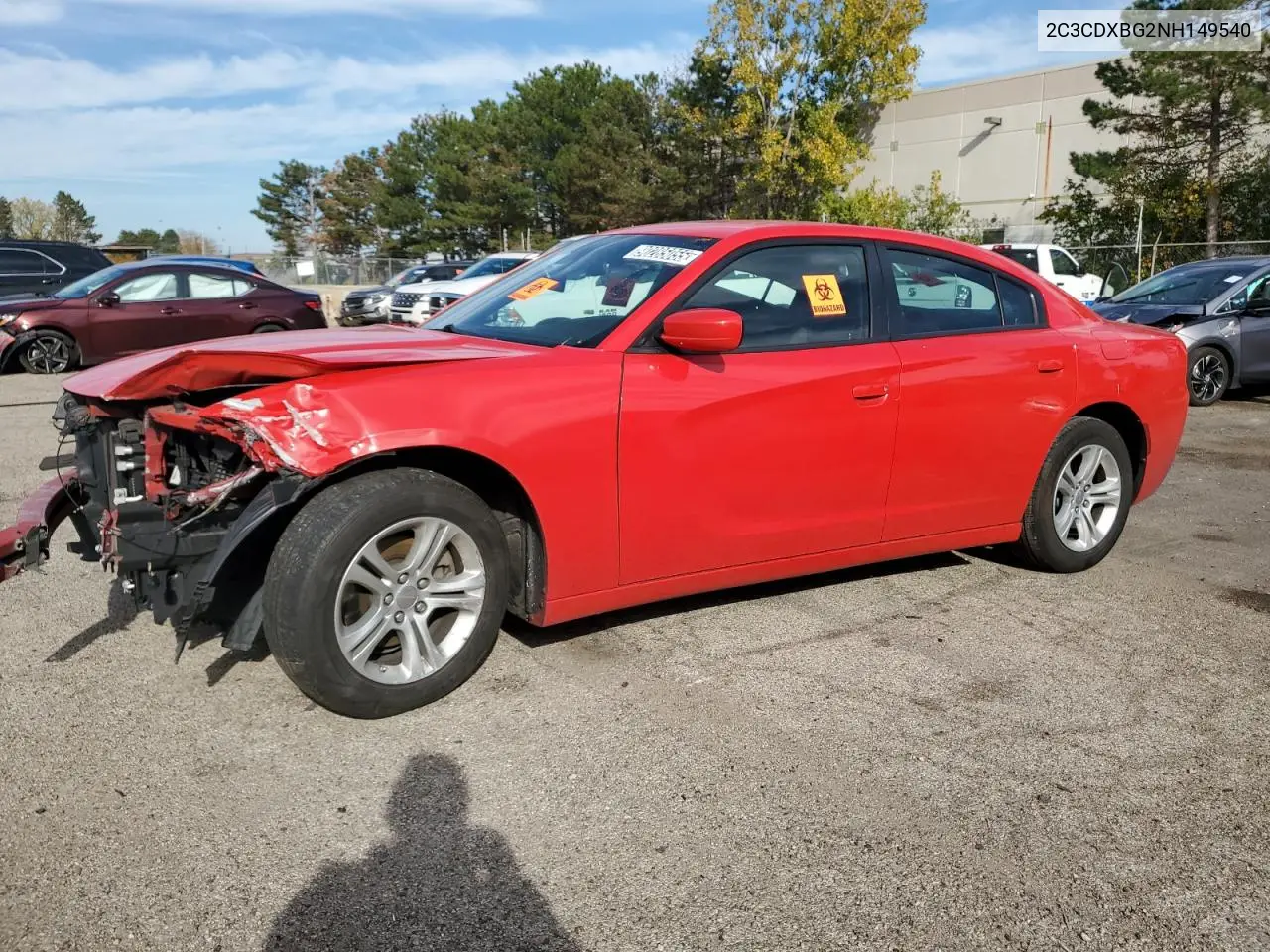 2C3CDXBG2NH149540 2022 Dodge Charger Sxt