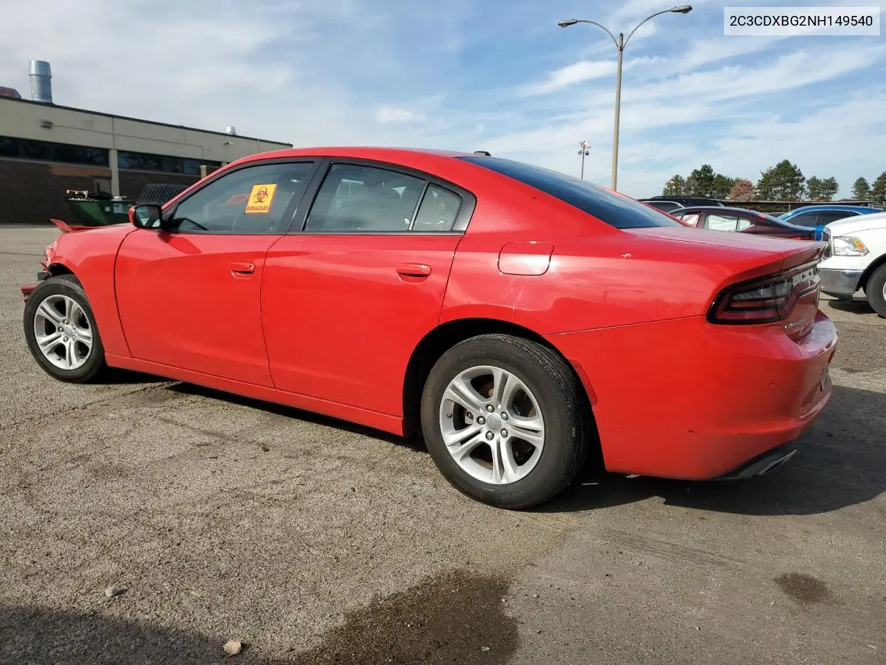 2C3CDXBG2NH149540 2022 Dodge Charger Sxt