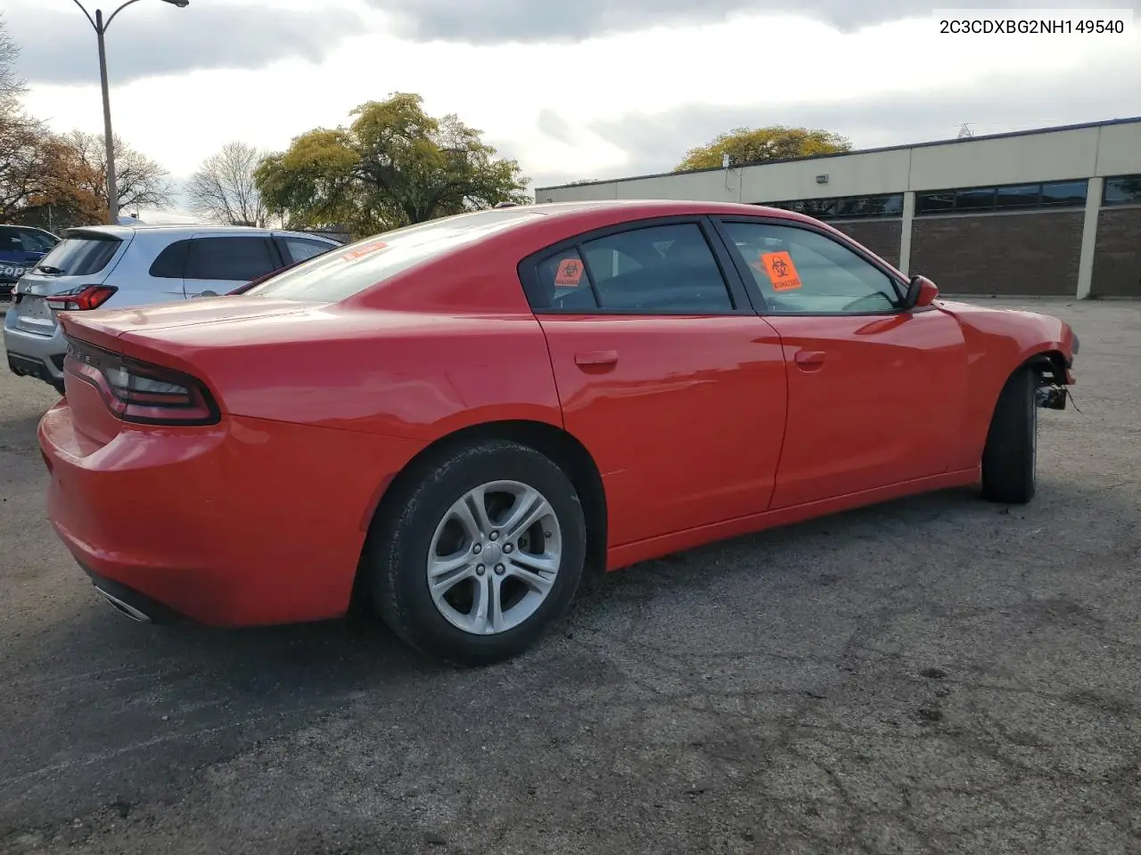 2C3CDXBG2NH149540 2022 Dodge Charger Sxt
