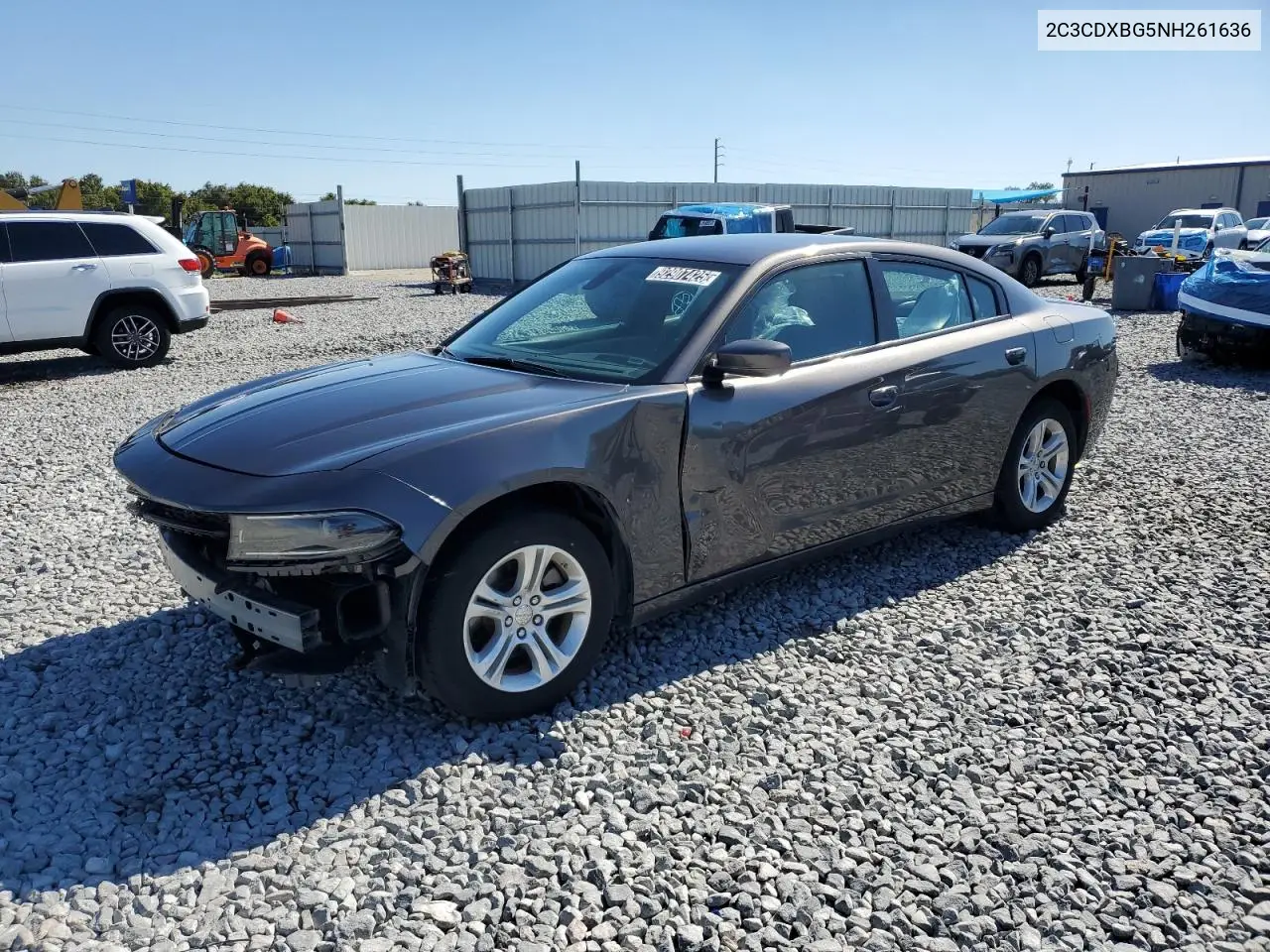 2C3CDXBG5NH261636 2022 Dodge Charger Sxt