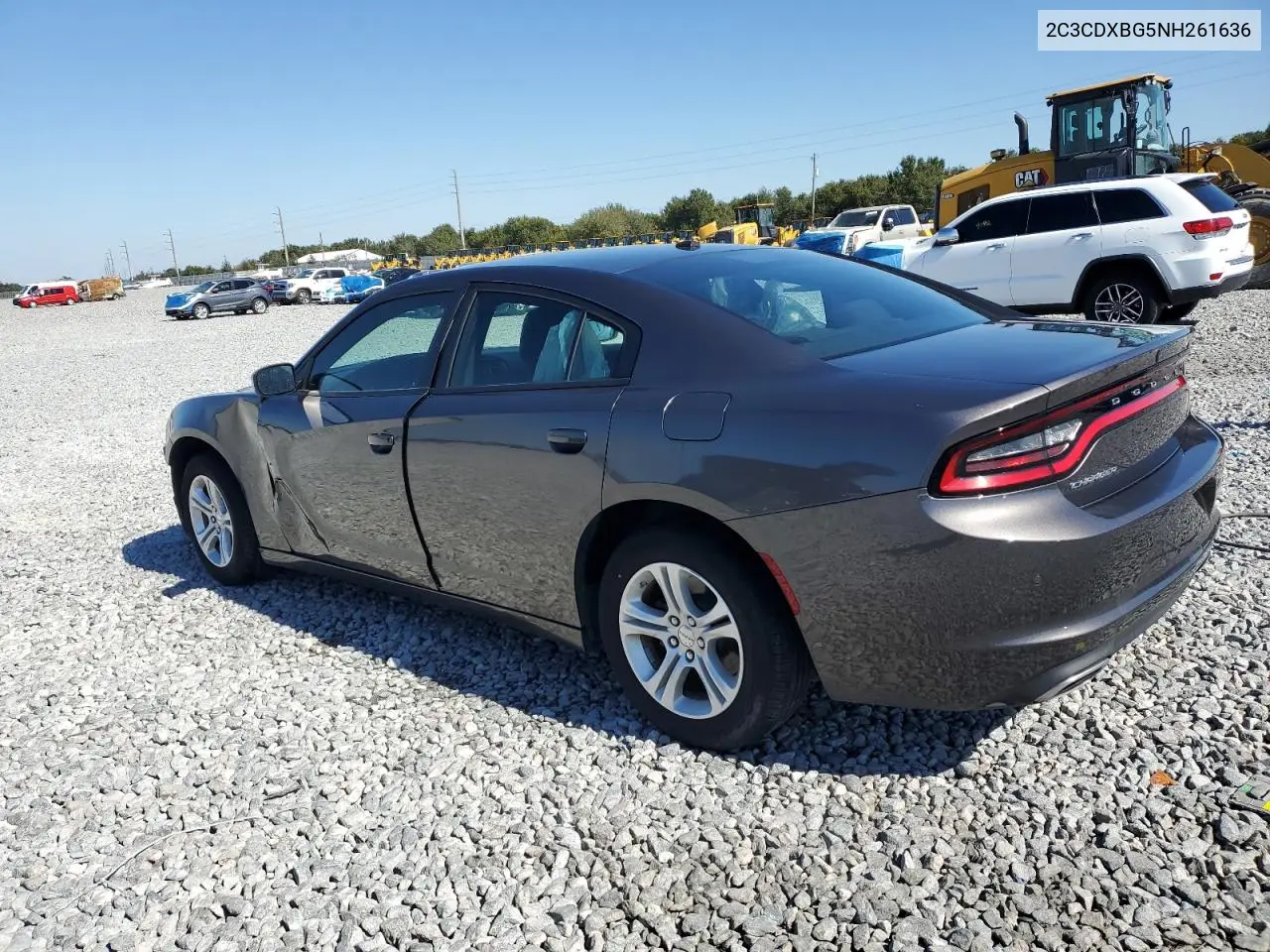 2C3CDXBG5NH261636 2022 Dodge Charger Sxt