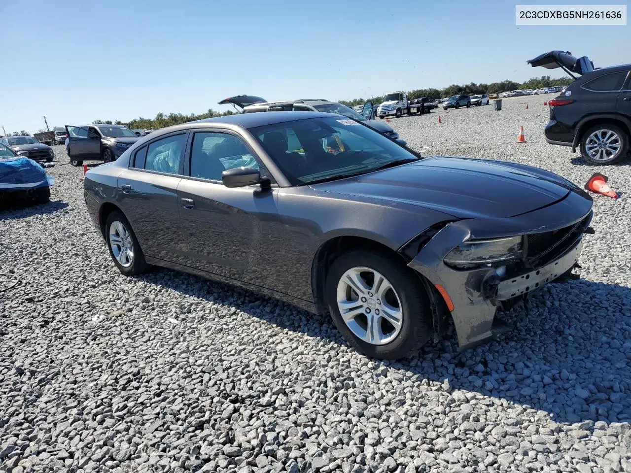 2C3CDXBG5NH261636 2022 Dodge Charger Sxt