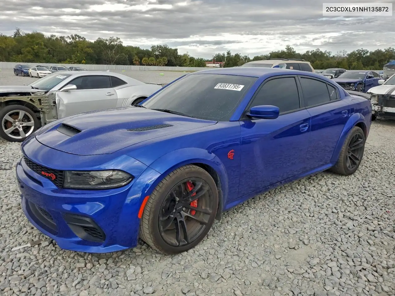 2C3CDXL91NH135872 2022 Dodge Charger Srt Hellcat