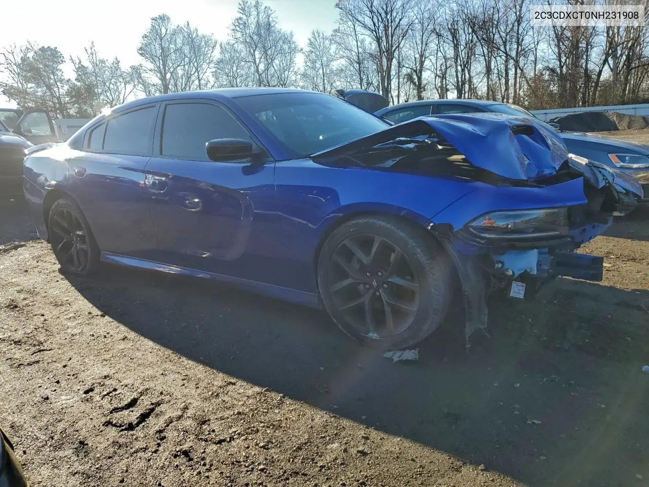 2C3CDXCT0NH231908 2022 Dodge Charger R/T