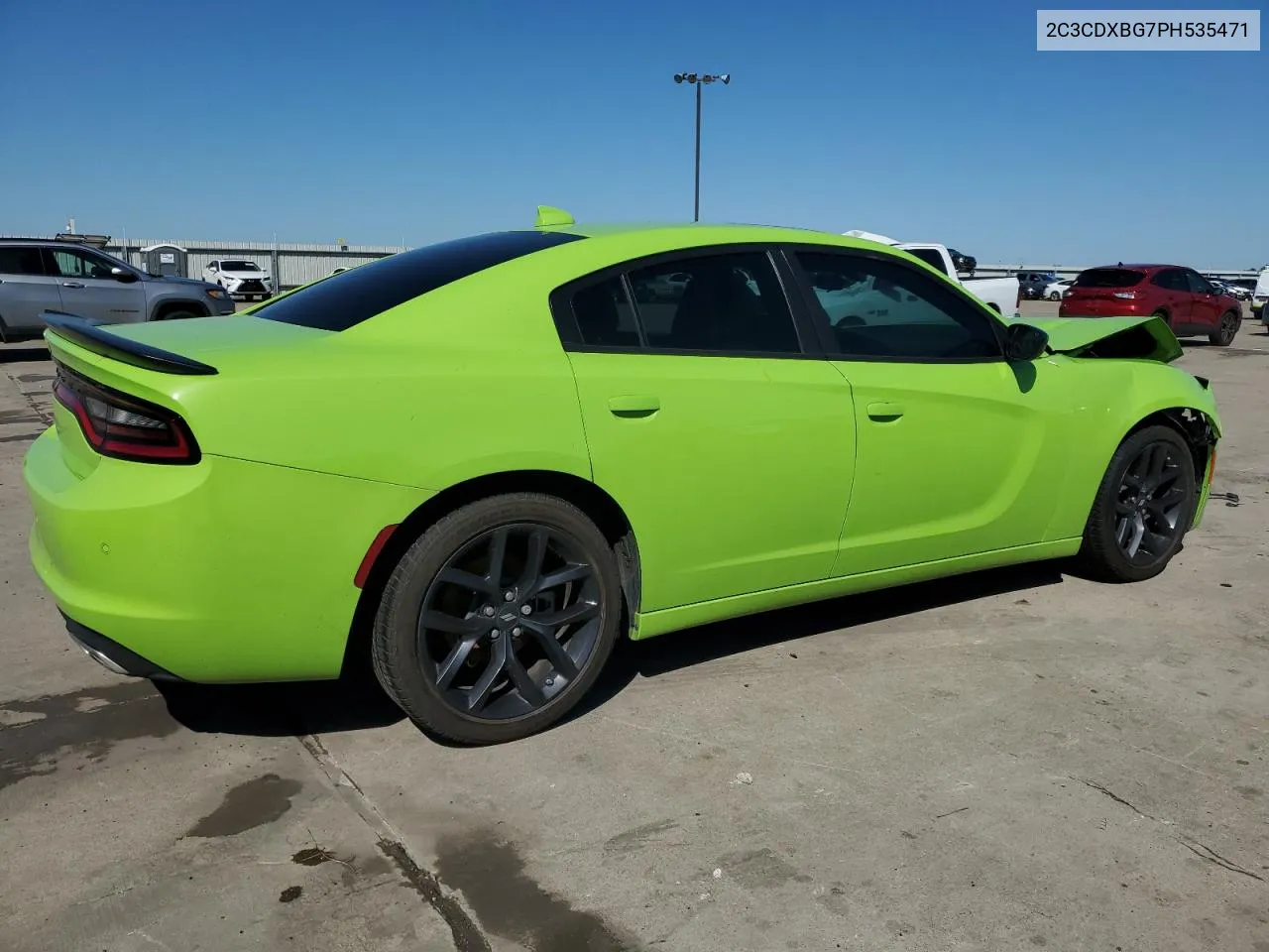 2023 Dodge Charger Sxt VIN: 2C3CDXBG7PH535471 Lot: 50615564