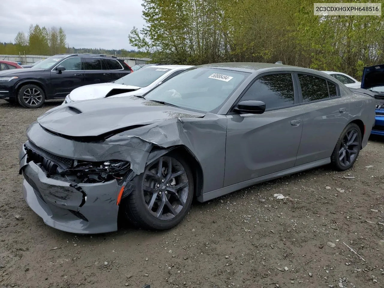 2023 Dodge Charger Gt VIN: 2C3CDXHGXPH648516 Lot: 50888494