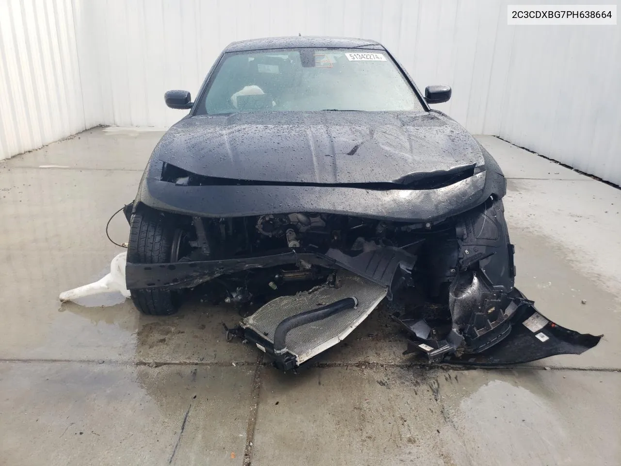 2023 Dodge Charger Sxt VIN: 2C3CDXBG7PH638664 Lot: 51342274