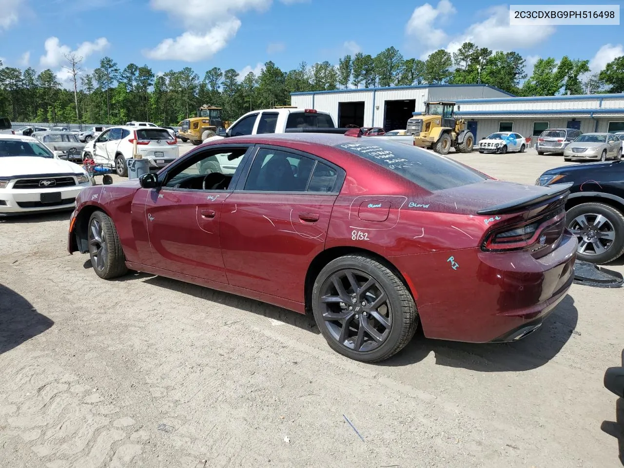 2023 Dodge Charger Sxt VIN: 2C3CDXBG9PH516498 Lot: 53027834