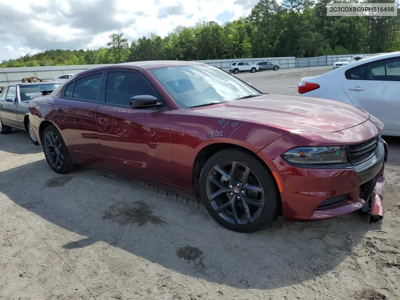 2023 Dodge Charger Sxt VIN: 2C3CDXBG9PH516498 Lot: 53027834