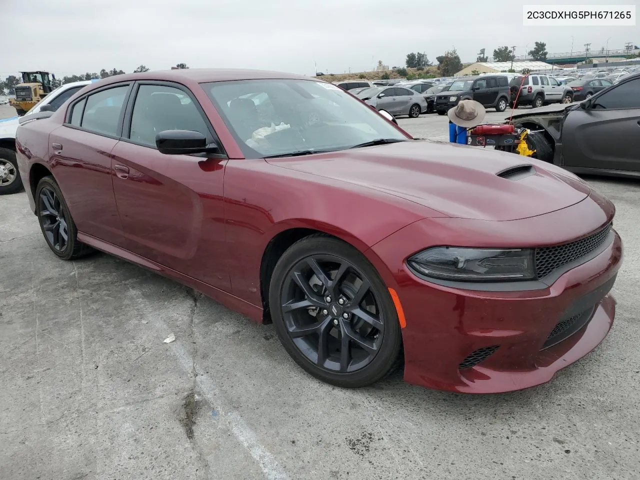 2023 Dodge Charger Gt VIN: 2C3CDXHG5PH671265 Lot: 55488964