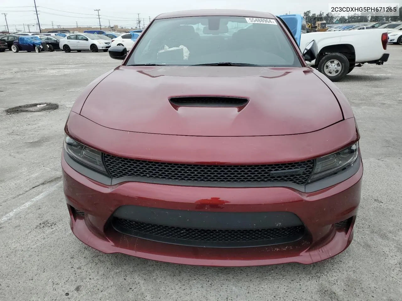 2023 Dodge Charger Gt VIN: 2C3CDXHG5PH671265 Lot: 55488964