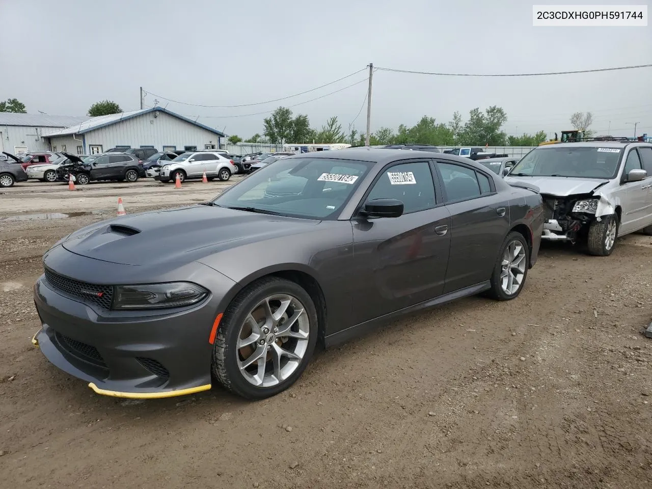 2023 Dodge Charger Gt VIN: 2C3CDXHG0PH591744 Lot: 55500164