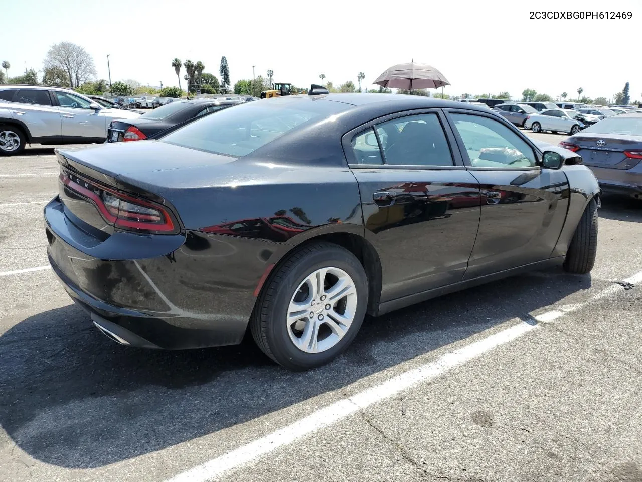 2023 Dodge Charger Sxt VIN: 2C3CDXBG0PH612469 Lot: 55957624