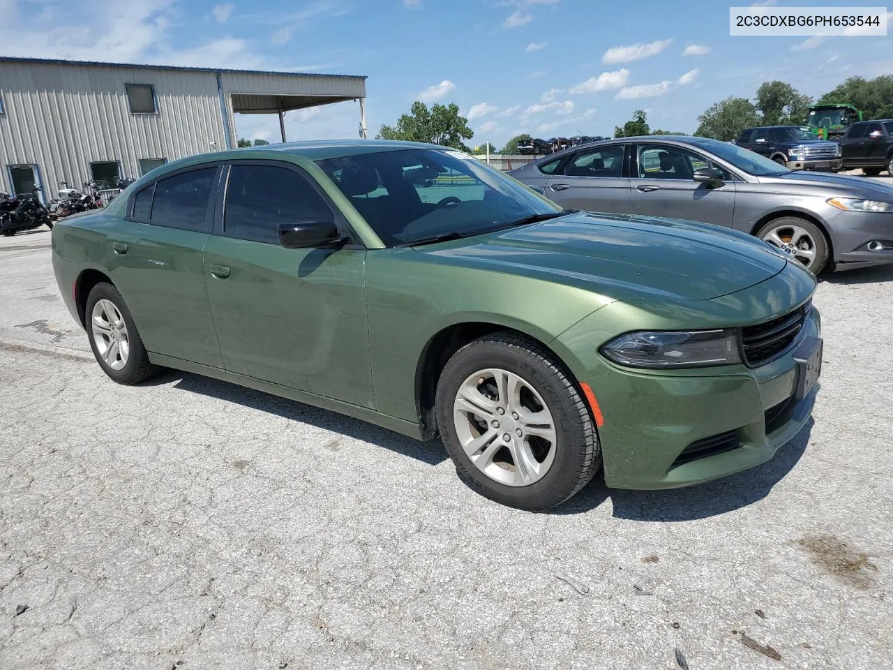 2023 Dodge Charger Sxt VIN: 2C3CDXBG6PH653544 Lot: 62166284