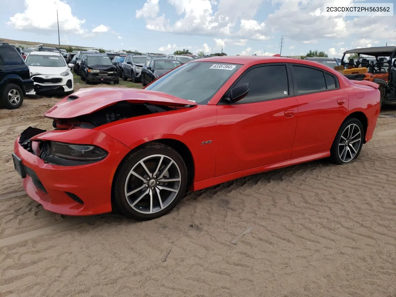 2023 Dodge Charger R/T VIN: 2C3CDXCT2PH563562 Lot: 63387364