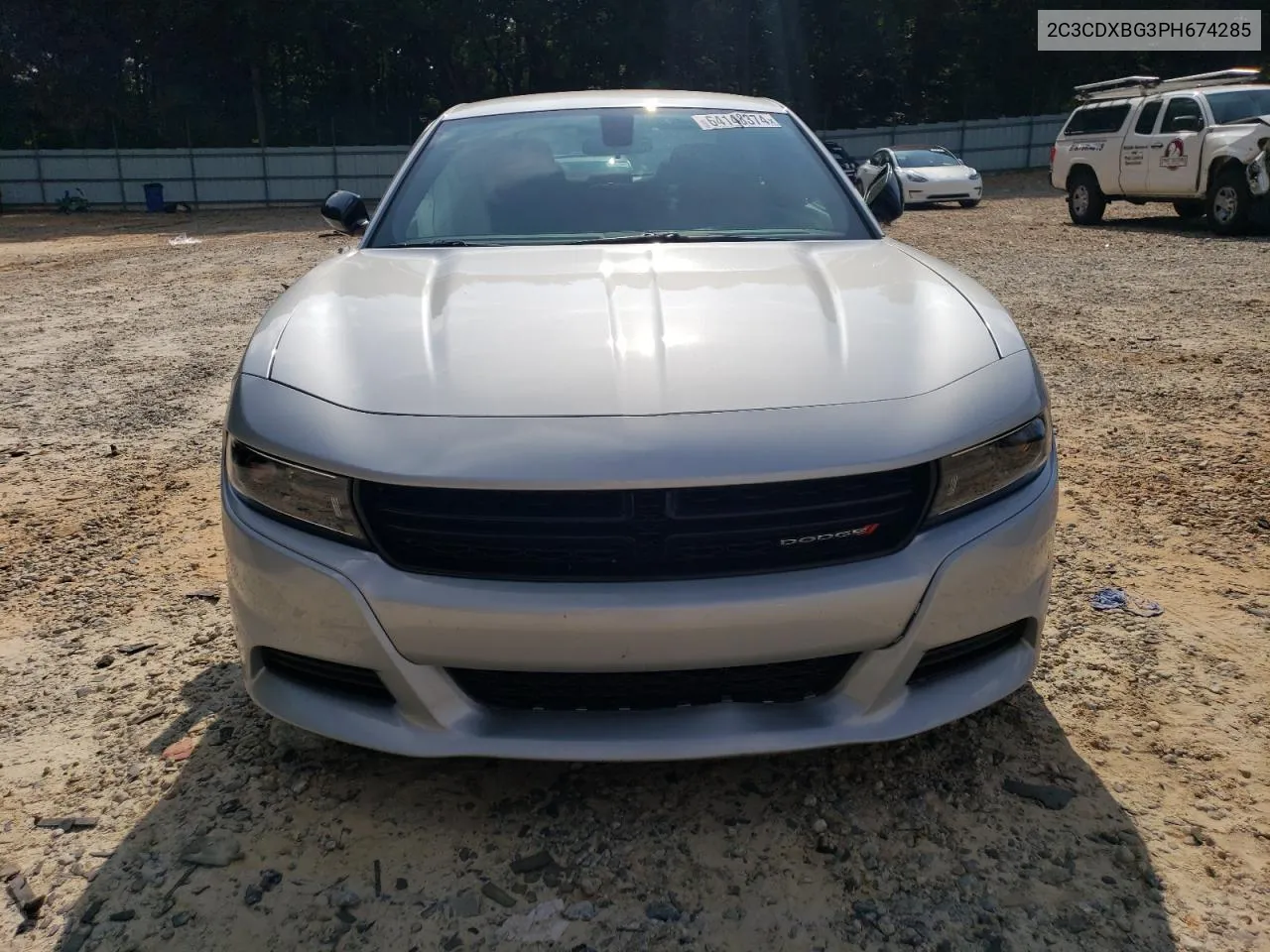 2023 Dodge Charger Sxt VIN: 2C3CDXBG3PH674285 Lot: 64148374