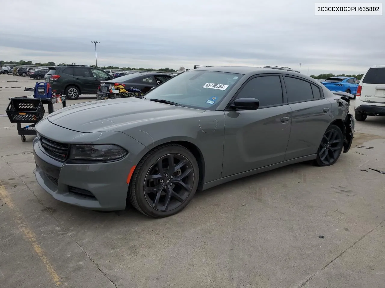 2023 Dodge Charger Sxt VIN: 2C3CDXBG0PH635802 Lot: 69405264