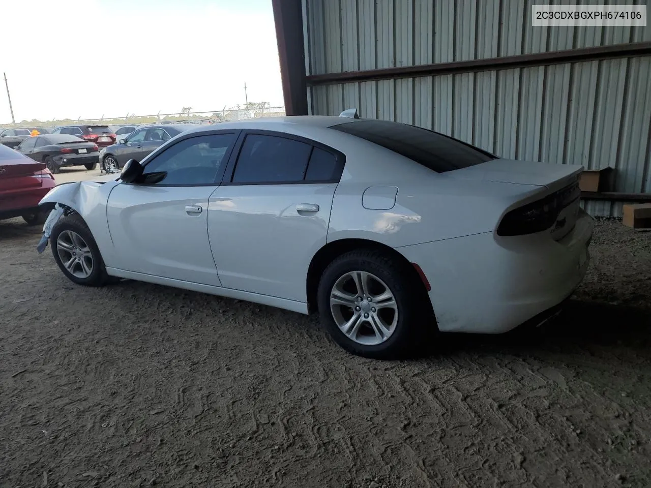 2023 Dodge Charger Sxt VIN: 2C3CDXBGXPH674106 Lot: 69754554