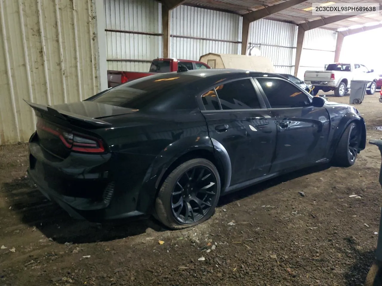 2023 Dodge Charger Srt Hellcat VIN: 2C3CDXL98PH689638 Lot: 70315374