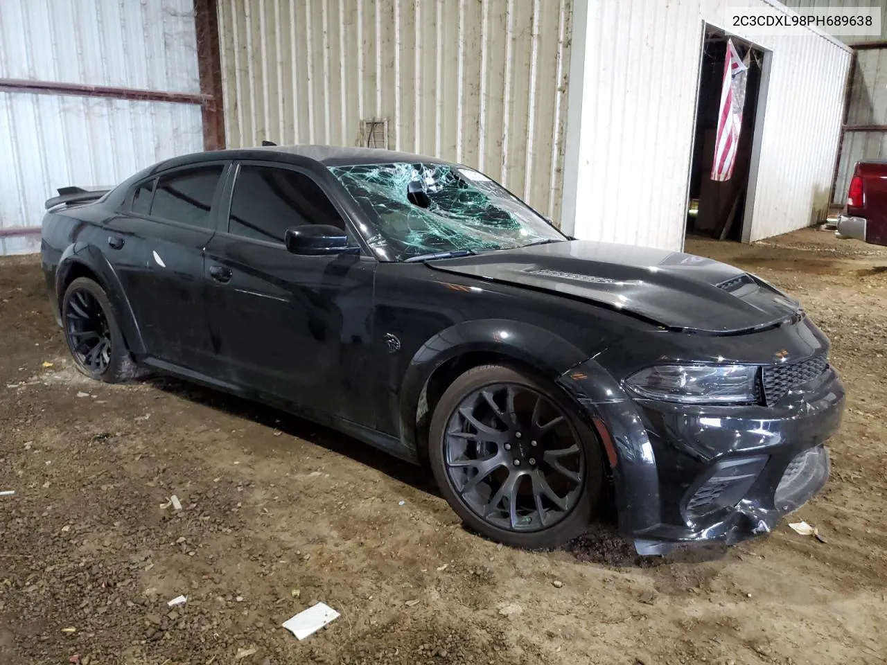 2023 Dodge Charger Srt Hellcat VIN: 2C3CDXL98PH689638 Lot: 70315374