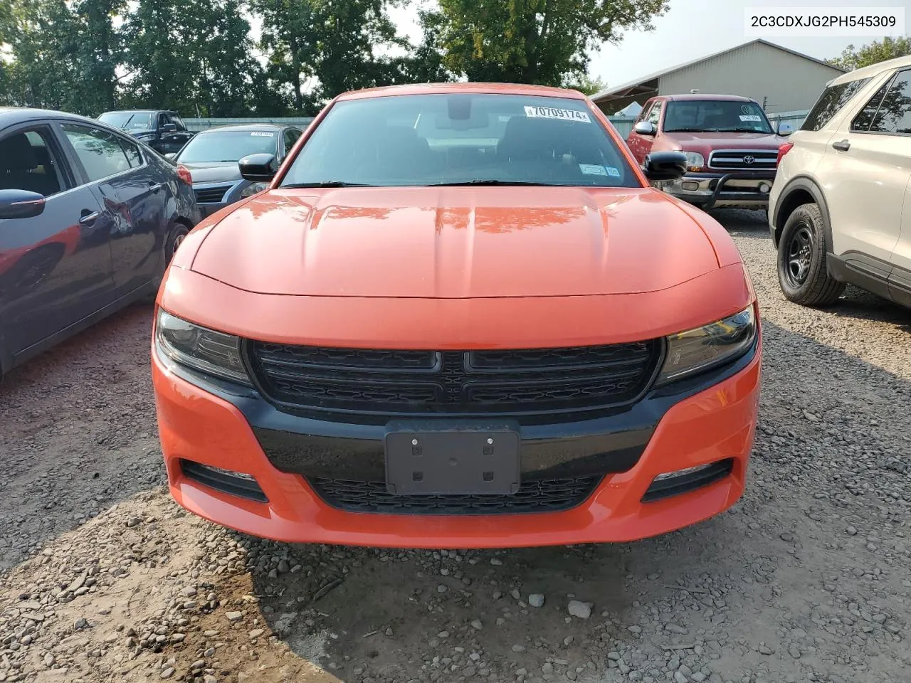 2023 Dodge Charger Sxt VIN: 2C3CDXJG2PH545309 Lot: 70709174