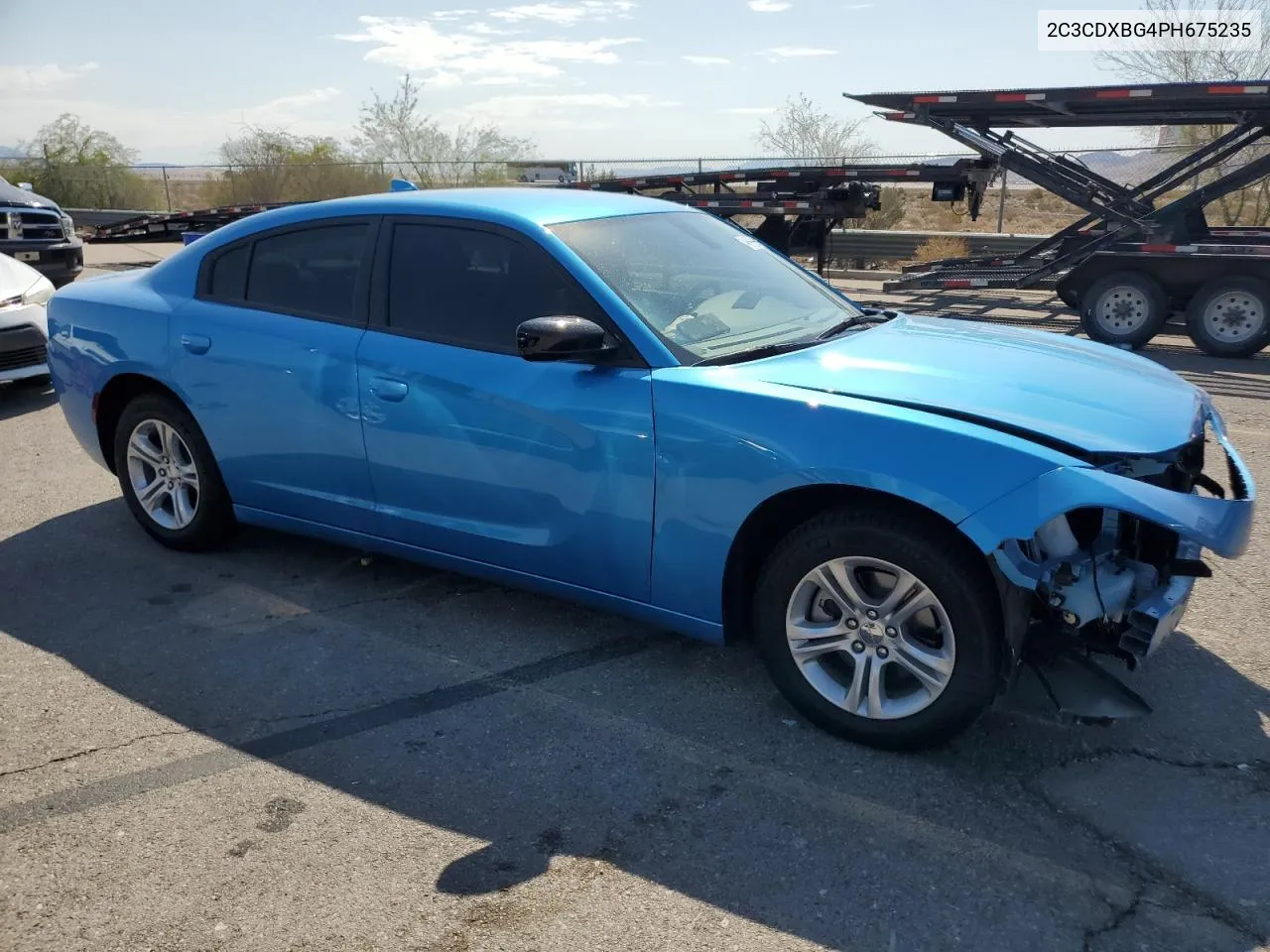 2023 Dodge Charger Sxt VIN: 2C3CDXBG4PH675235 Lot: 70721954