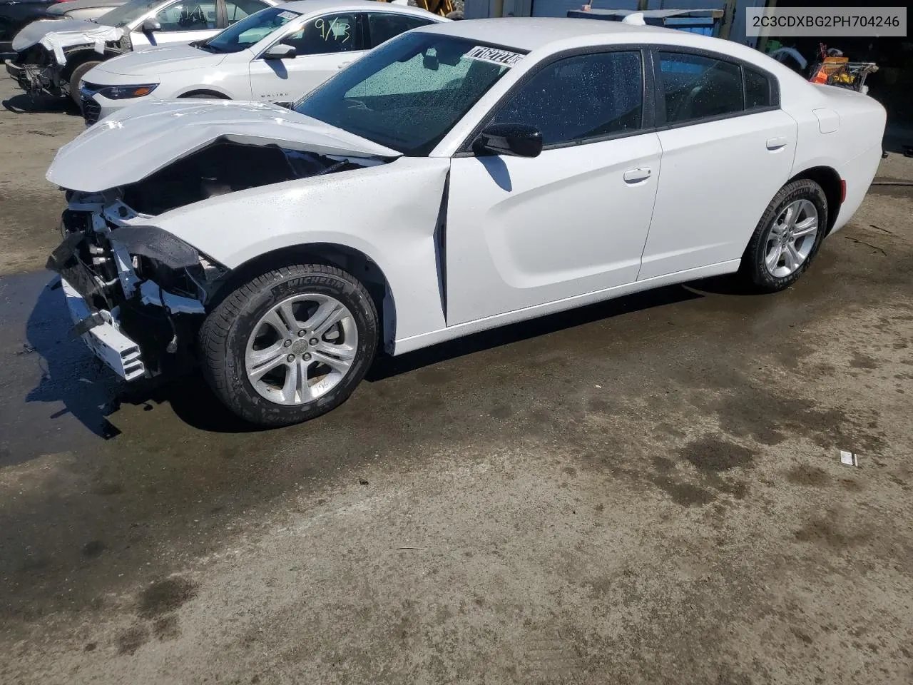 2023 Dodge Charger Sxt VIN: 2C3CDXBG2PH704246 Lot: 71627274