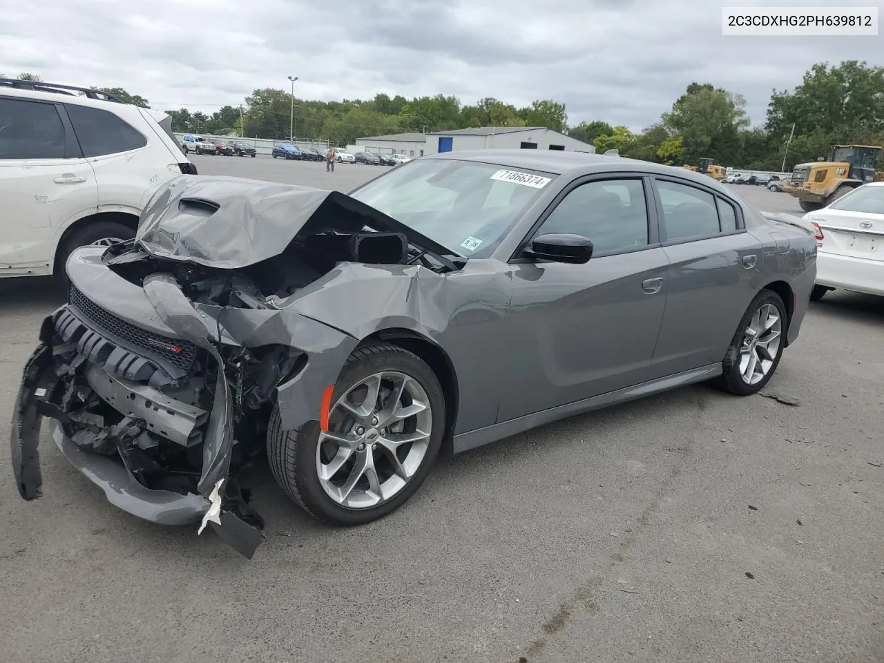 2023 Dodge Charger Gt VIN: 2C3CDXHG2PH639812 Lot: 71866374