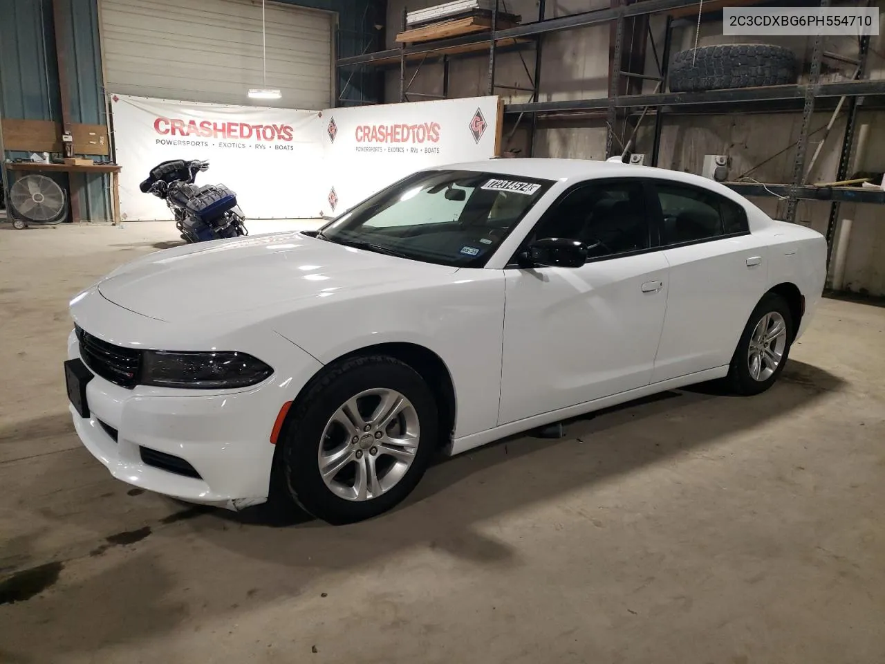 2023 Dodge Charger Sxt VIN: 2C3CDXBG6PH554710 Lot: 72314574