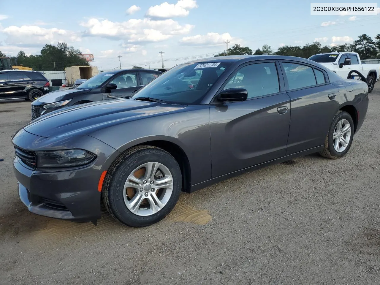 2023 Dodge Charger Sxt VIN: 2C3CDXBG6PH656122 Lot: 72421104