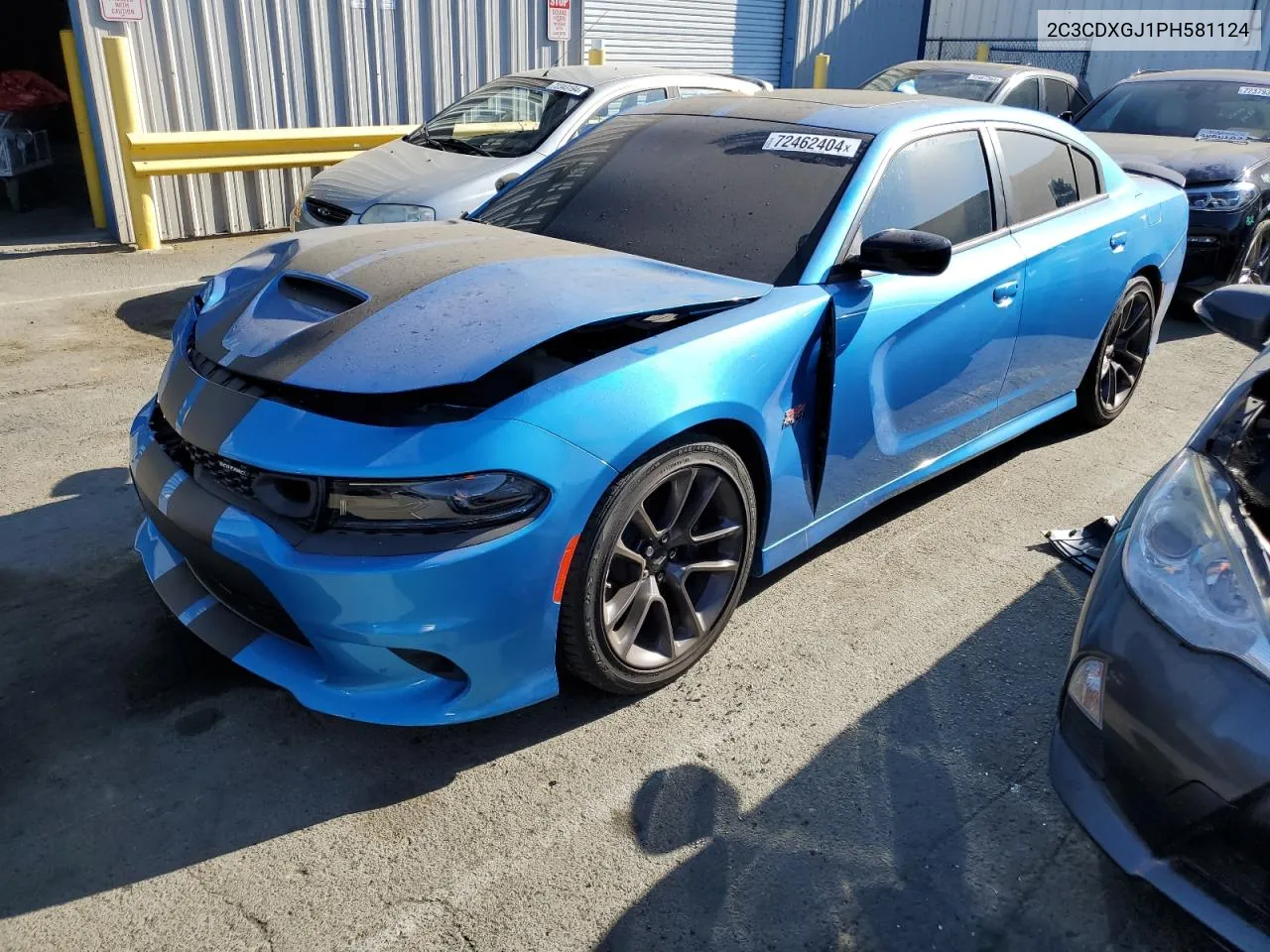 2023 Dodge Charger Scat Pack VIN: 2C3CDXGJ1PH581124 Lot: 72462404