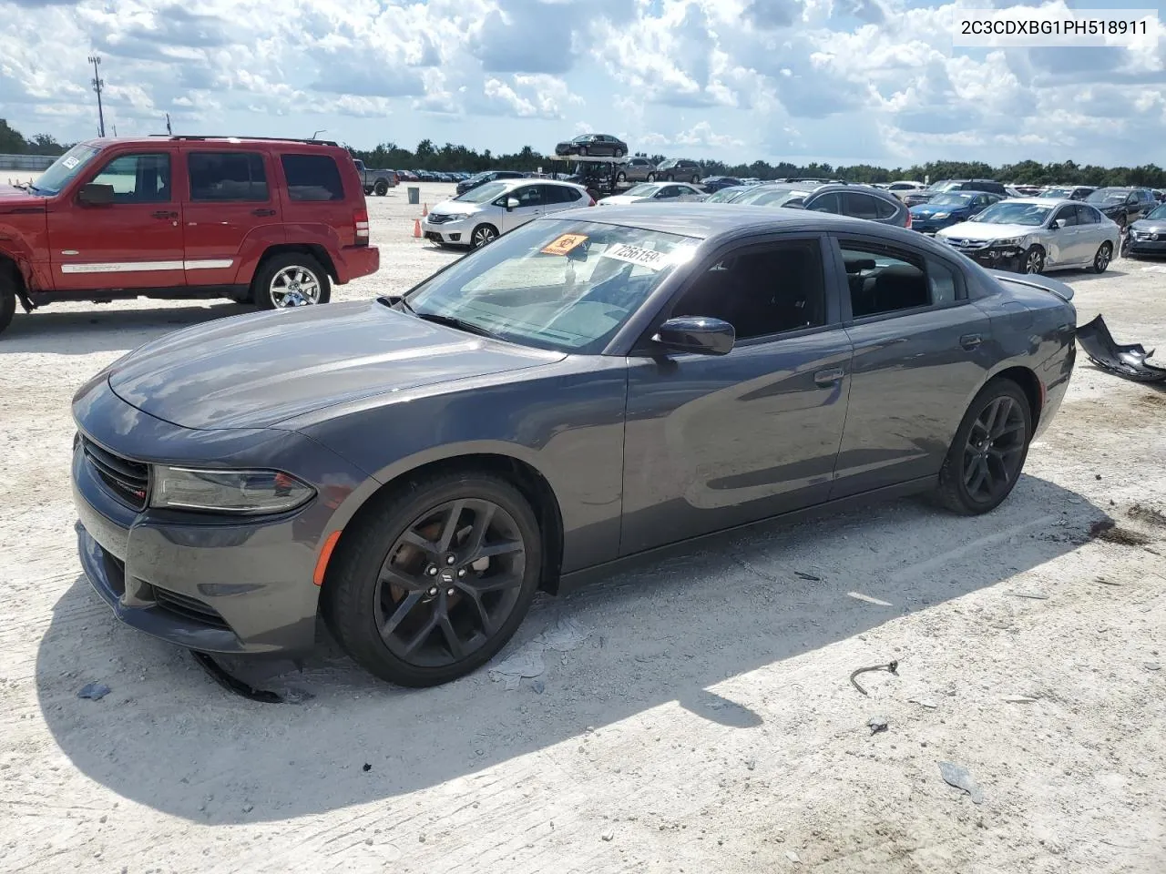 2C3CDXBG1PH518911 2023 Dodge Charger Sxt