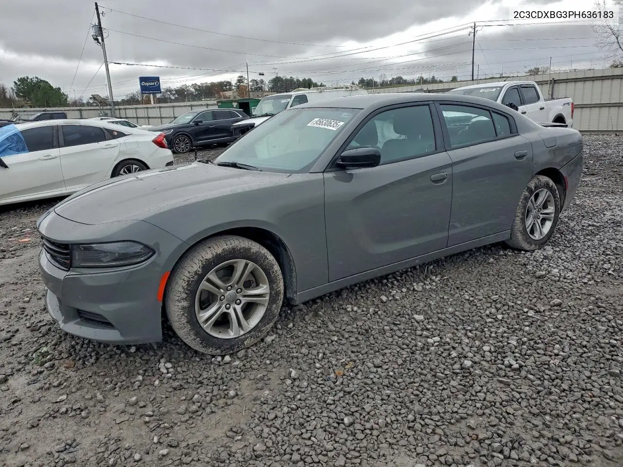2C3CDXBG3PH636183 2023 Dodge Charger Sxt
