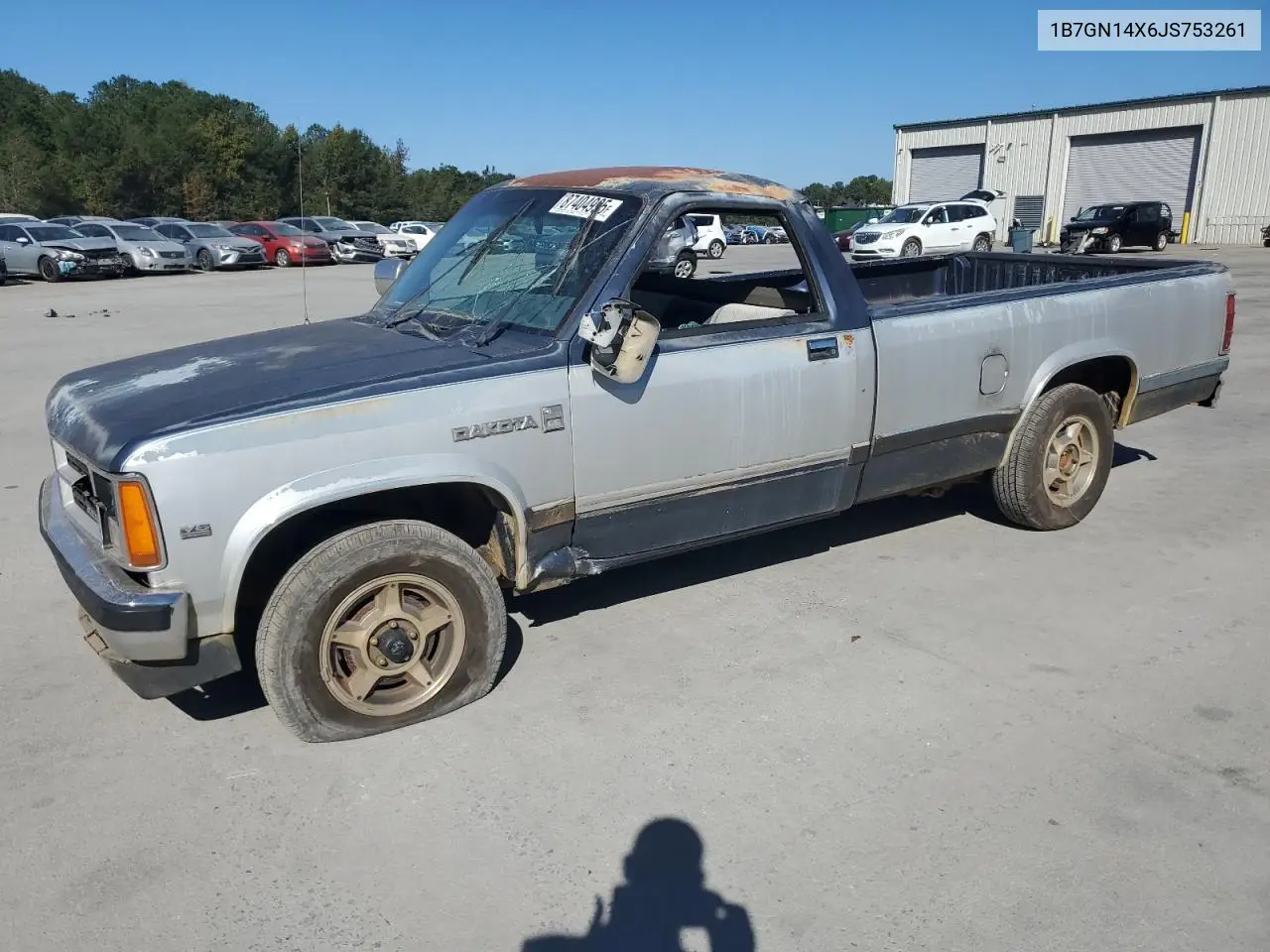 1B7GN14X6JS753261 1988 Dodge Dakota